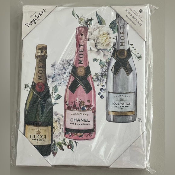 Other - Wall Art Luxury Fashion Canvas Wall Decor Home or Office 11 x 14 NWT